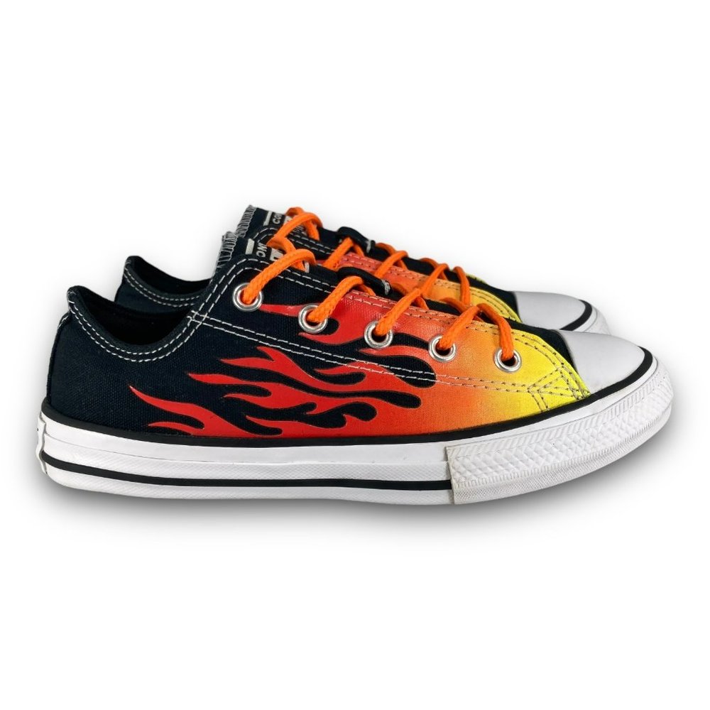 Converse Chuck Taylor All Star Low Sneakers 366197F Shoes Archive Flames Youth 2